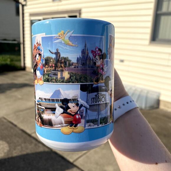 Disney Parks Walt Disney World Four Parks I Wish I Was There Postcard Coffee Mug - Picture 4 of 7